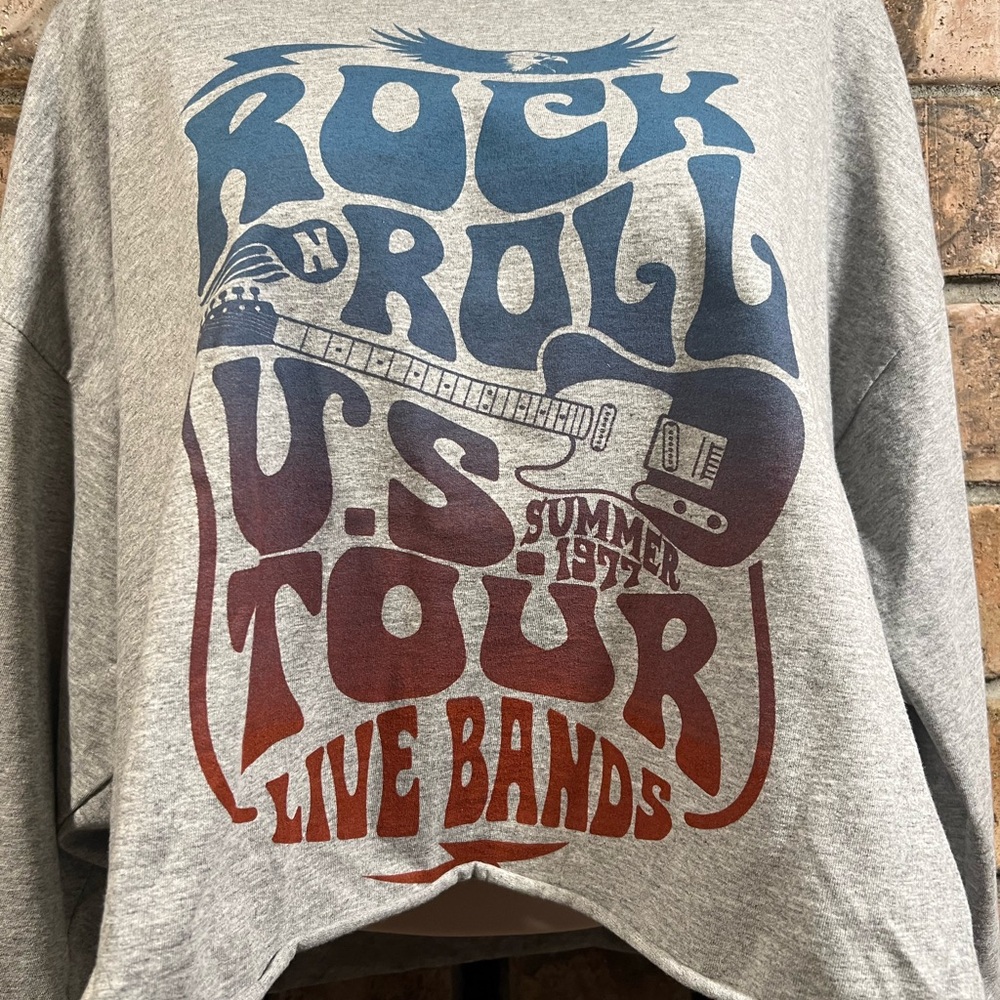 Rock ‘n Roll Crop Tee - Picture 2 of 6